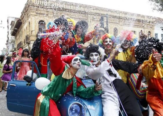 carnival in ecuador guaranda